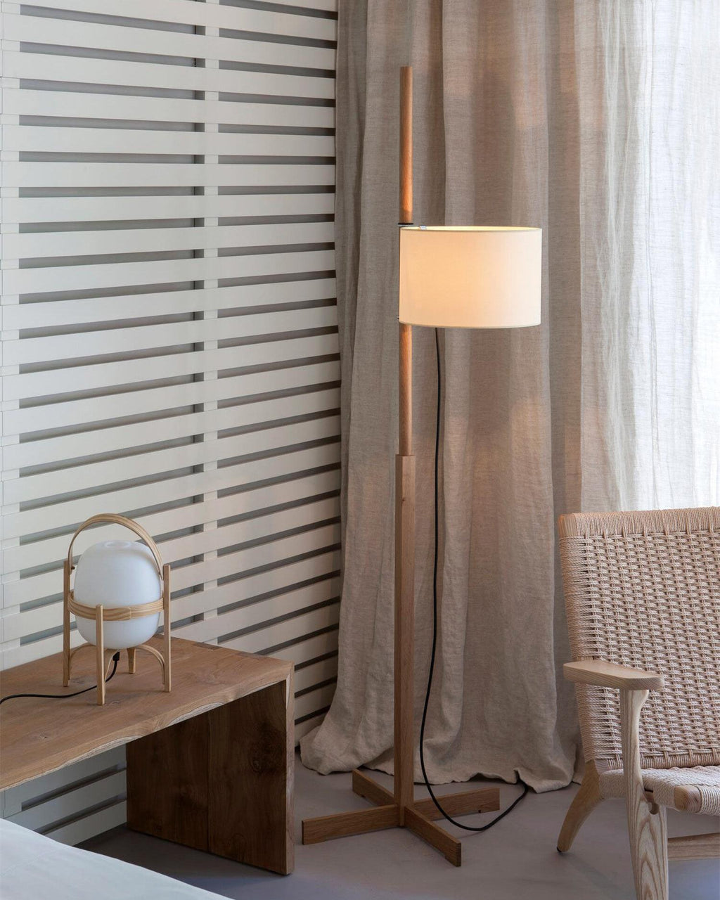 Gerald Wood Floor Lamp