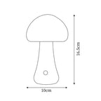 Wooden Mushroom Table Lamp