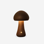 Wooden Mushroom Table Lamp