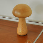 Wooden Mushroom Table Lamp