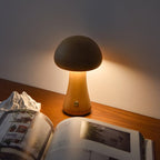 Wooden Mushroom Table Lamp