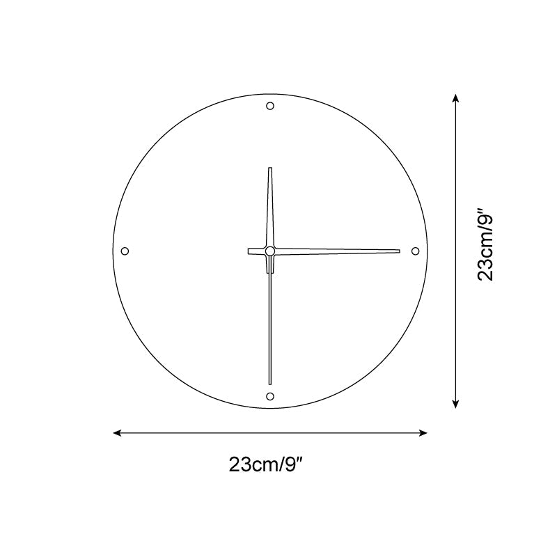 Zegary Travertine Clock Wall Lamp
