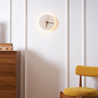 Zegary Travertine Clock Wall Lamp