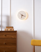 Zegary Travertine Clock Wall Lamp