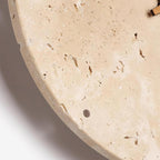 Zegary Travertine Clock Wall Lamp