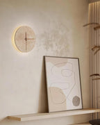 Zegary Travertine Clock Wall Lamp